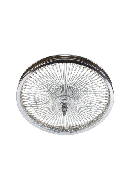 16 Steel Front Wheel 144 Spoke 14g UCP 3/8 Axle Single Wall Chrome.